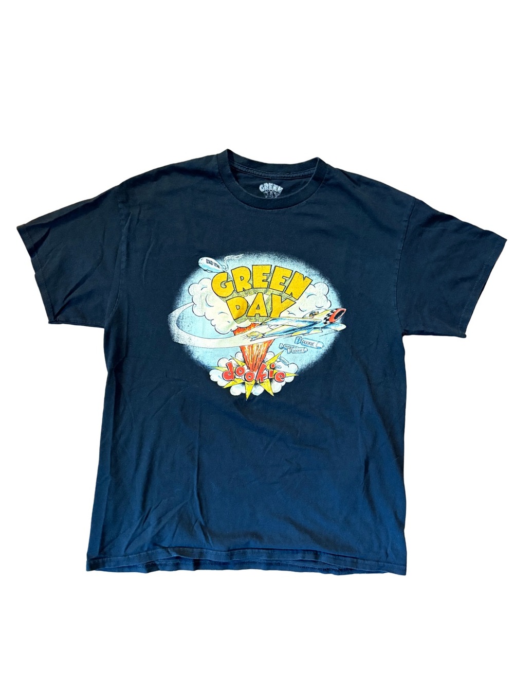 Green Day Short Sleeve Graphic Tee - Black